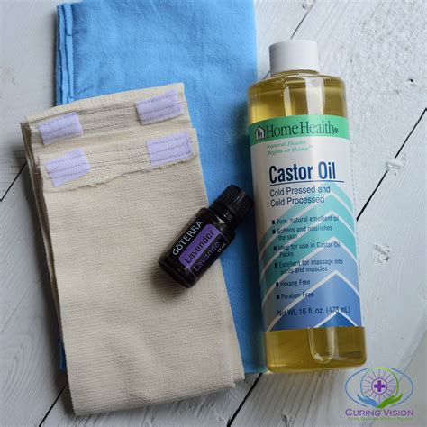 how to make a castor oil liver pack with essential oils