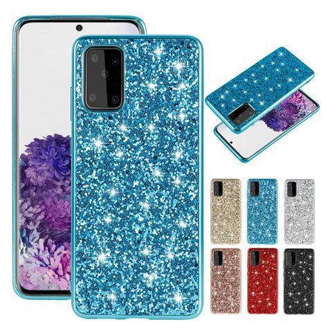 samsung galaxy  fe  bling glitter diamond sparkle hard case cover ebay