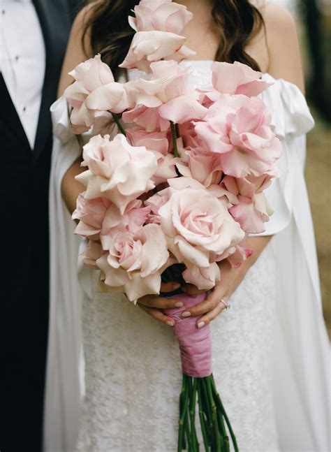 pretty pink wedding bouquets   style bride