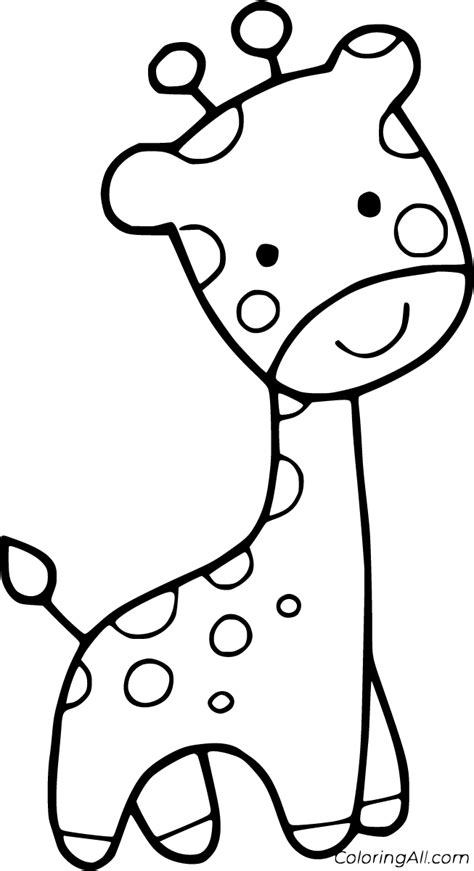 baby giraffe coloring pages coloringall