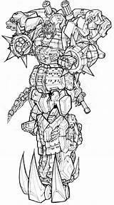 Grimlock Transformers Blitz Prime Optimus Colorare Robots sketch template