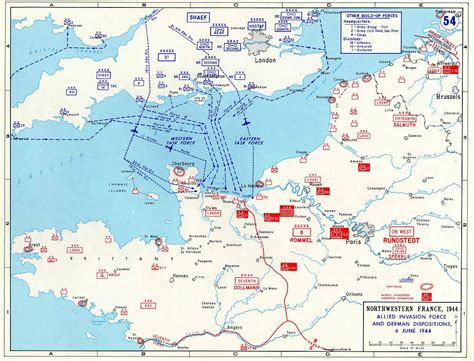 map   allied landings  normandy