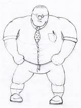 Fat Guy Getdrawings Drawing sketch template