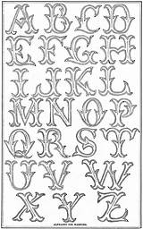 Abecedario Buchstaben Monogram Goticas Mayuscula Monograms Vintagecraftsandmore Bonita Cursivas Tooling Laletra Minuscula Stencils Calligraphy Gotica sketch template
