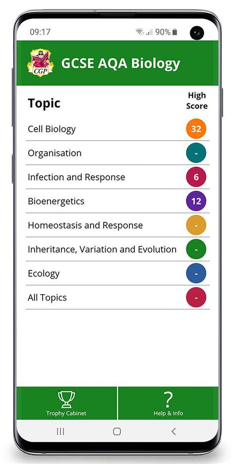 gcse biology aqa revision app  android cgp books