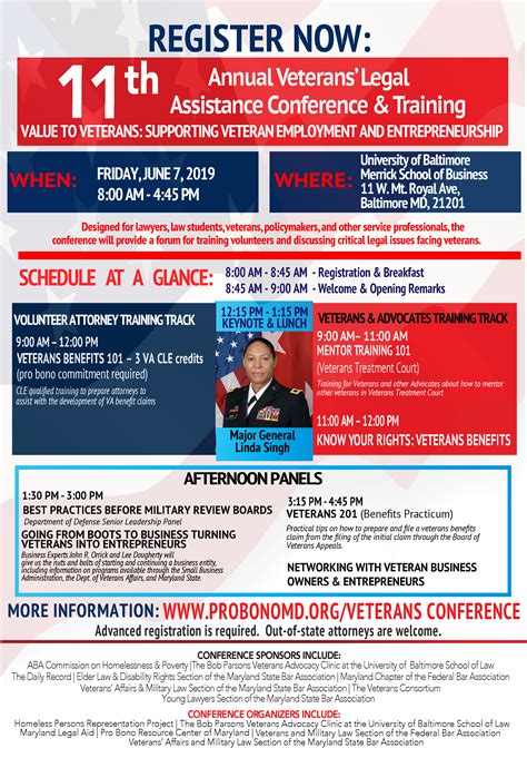 11th annual veterans legal assistance conference