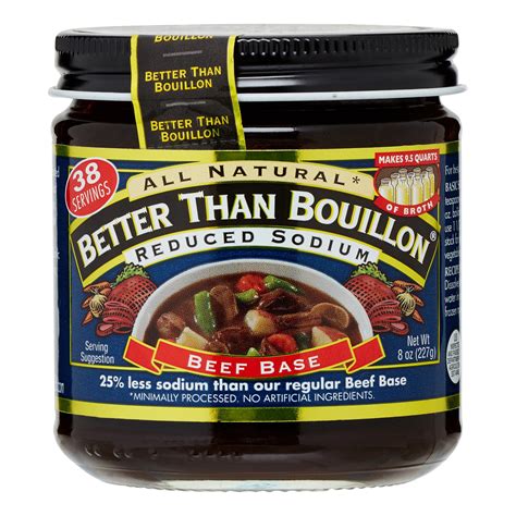 bouillon  natural beef base reduced sodium  oz