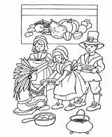 Thanksgiving Coloring Pages Printable Kids Sheets Scenes Beautiful Holiday Bible Kid Printables Sharing Pilgrims Children Colouring Fun Feast Harvest Print sketch template
