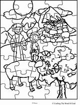 Abraham Isaac Puzzle Sacrifices Sacrifice Issac sketch template