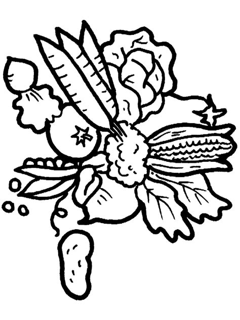 coloring pages  fresh fruit  vegetables learn  coloring