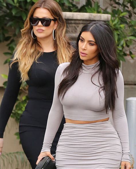 [pics] Khloe And Kim Kardashian’s Butts See Bare Booties In New Yeezy