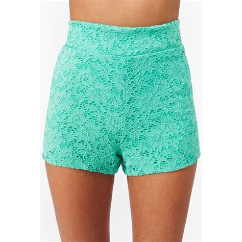Delia Lace Shorts 38 Liked On Polyvore Lace Shorts Gym Shorts