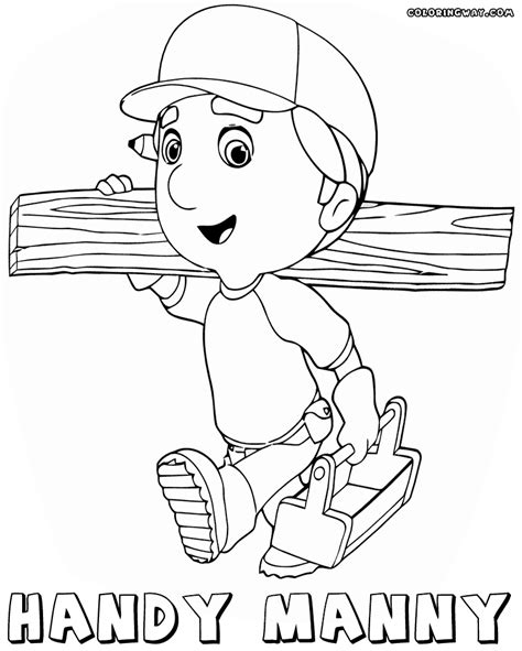handy manny coloring pages coloring pages to download