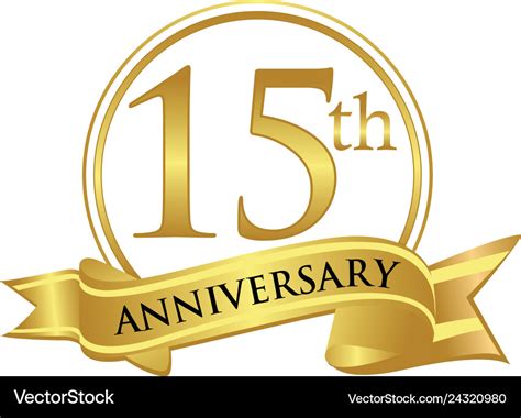anniversary celebration logo royalty  vector image
