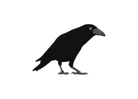 raven embroidery design daily embroidery