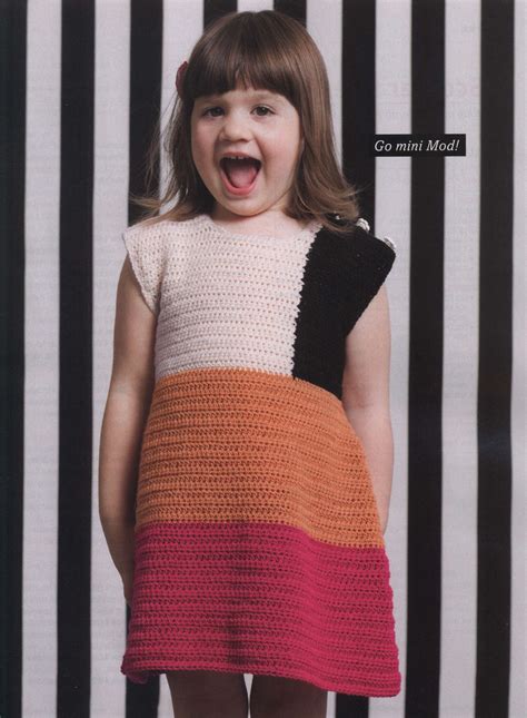 minimod dress crochet pattern for girls ⋆ crochet kingdom