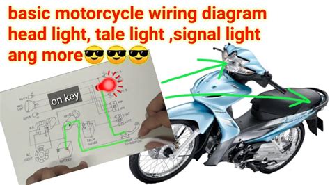 wiring diagram motorcycle tutorial youtube