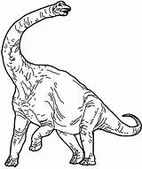 Diplodocus Brachiosaurus Dino Lifting Netart sketch template