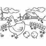 Coloring Chicken Pages Hen Chicks Chick Baby Vector Printable Minecraft Peeps Fried Pag Getcolorings Getdrawings Color Cute Girl Colorings sketch template
