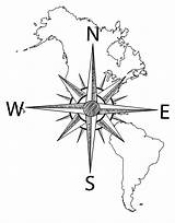 Compass Nautical Stickerbrand Tierra sketch template
