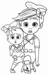 Boss Baby Coloring Pages Tim Printable sketch template
