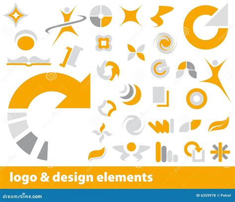 vector logo elements royalty  stock  image