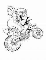 Mario Coloring Pages Kart Super Nintendo Brothers Motorbike Printable Cart Go Online Ride Color Bros Drawing Ds Bro Games Getdrawings sketch template
