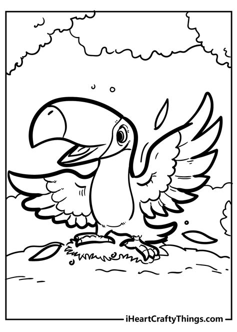 printable bird coloring pages  preschoolers remember