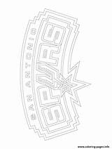 Spurs Coloring Nba Antonio Logo San Pages Sport Printable Info sketch template