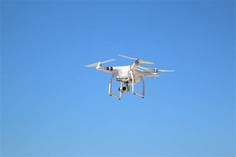 drone camera   blue sky  stock photo