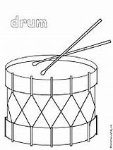 Instruments Coloring Drum Music Musical Instrument Pages Drawing Color Enchantedlearning Print Percussion Drawings Printout Kids Preschool Drummer Boy Little Crafts sketch template
