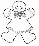 Gingerbread Man Clipart Outline Coloring Pages House Clip Ginger Template Shrek Cliparts Girl Christmas Color Library Print Getcolorings Attribution Forget sketch template