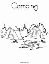 Coloring Camping Camp Pages Campamento Printable Ground Noodle Worksheet Sheet Twistynoodle Print Twisty Outline Favorites Login Add Built California Usa sketch template