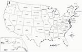 Coloring Usa Map States United Pages Printable Blank Popular Books Coloringhome sketch template