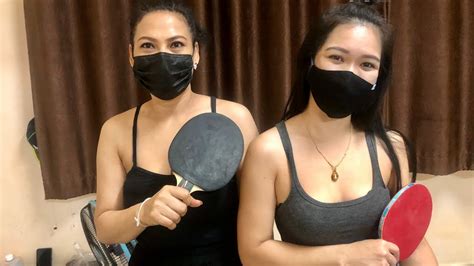 Thai Girls Play Ping Pong Fun Livestream From Pattaya Thailand Youtube