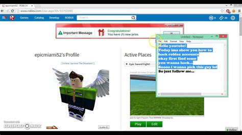 Youtube How To Hack Roblox Accounts Earn 500 Robux Quiz