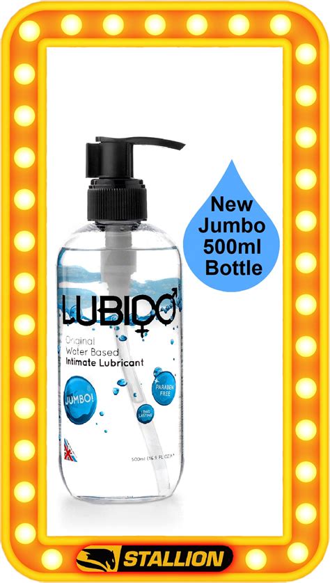 Lubido Water Based Lube Lubricant 500ml Super Slik Anal