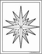 Star Coloring Pages Nautical Printable Colorwithfuzzy Pdf sketch template
