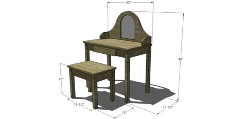 vanity  bench woodworking plans woodshop plans