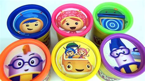 nick jr team umizoomi learn colors numbers  playdoh toys milli