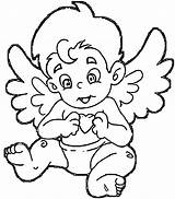 Angel Coloring Baby Pages Kids Christmas Getcolorings Boy Printable Angle Print Color Precious Moments Wecoloringpage Choose Board sketch template