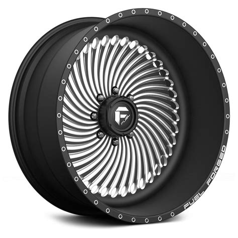 fuel ff wheels matte black  milled accents rims