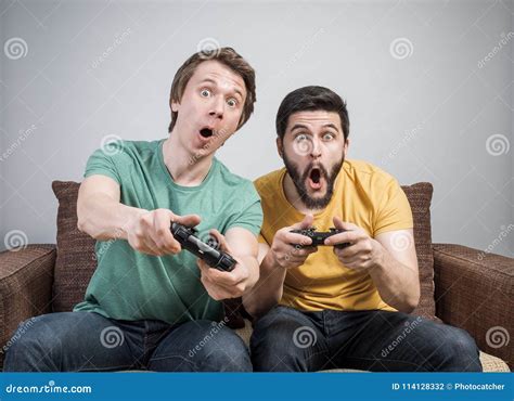 friends playing video games stock photo image  group people
