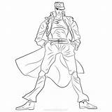 Jotaro Bizarre Jojo Kujo Dio Xcolorings Mista Guido Jojos sketch template