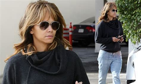 Halle Berry Is The Picture Of Casual Cool In Cosy Black