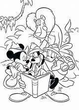 Safari Coloring Pages Mickey Mouse Color Printable Getcolorings Book Popular Comments sketch template