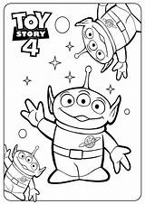 Aliens Peep Bo Forky Toystory Sheets Alien Toystory4 Coloringoo Divyajanani Lightyear sketch template