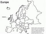 Coloring Map Europe Kids Pages Color Drawing Maps Sheets Ireland Colouring Blank Library Online Continents Clip Print Pdf Popular Coloringhome sketch template