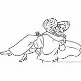Anastasia Coloring Pages Dancing sketch template