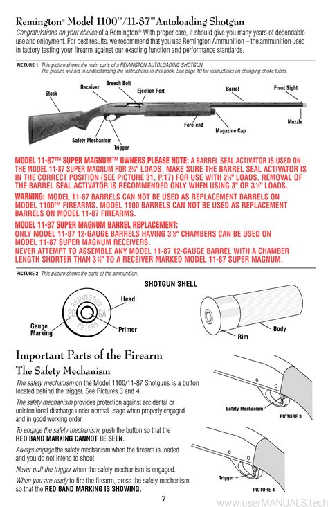 remington     super magnum instruction manual